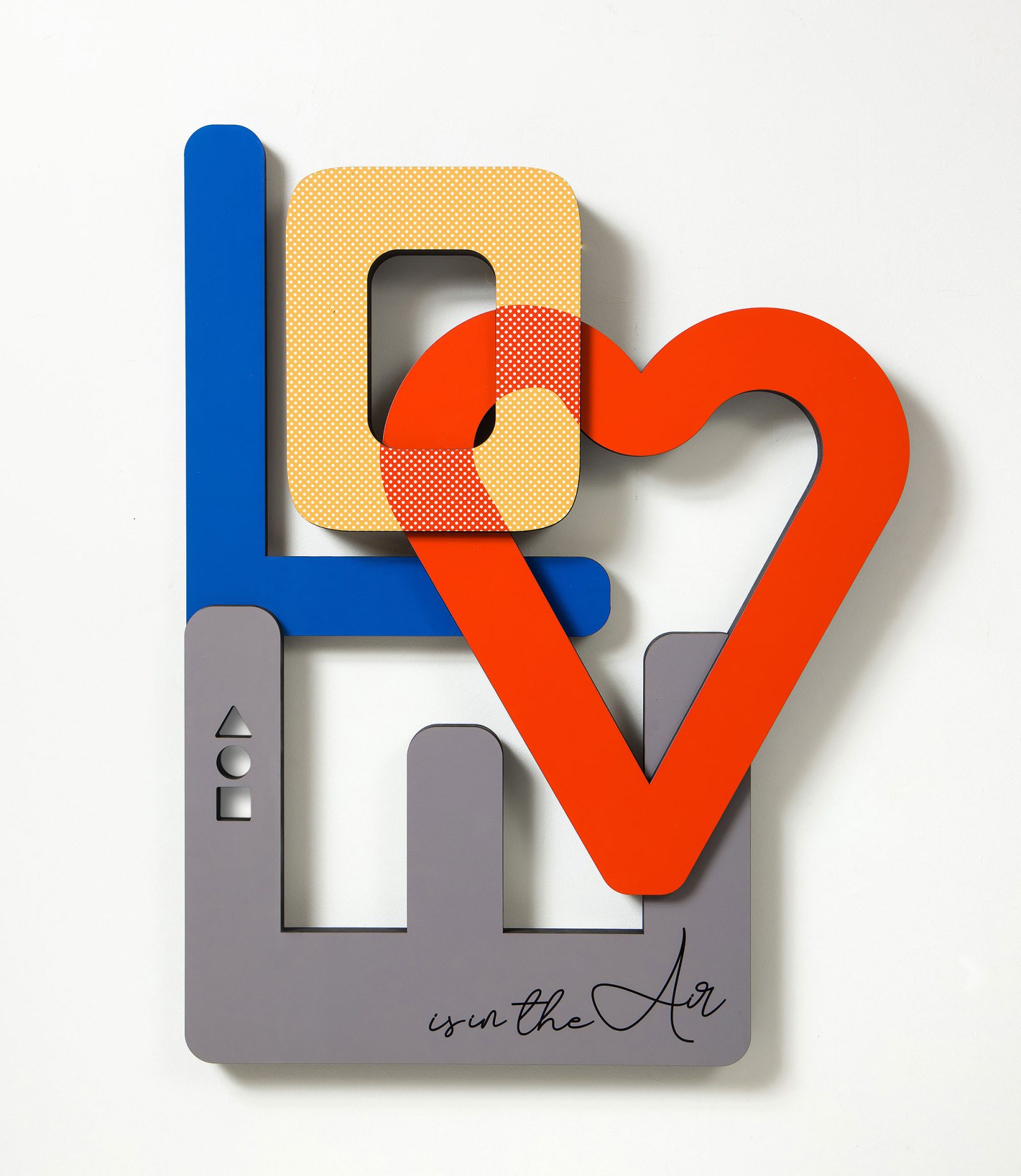 Love is in the Air - 3D Wall Sculpture