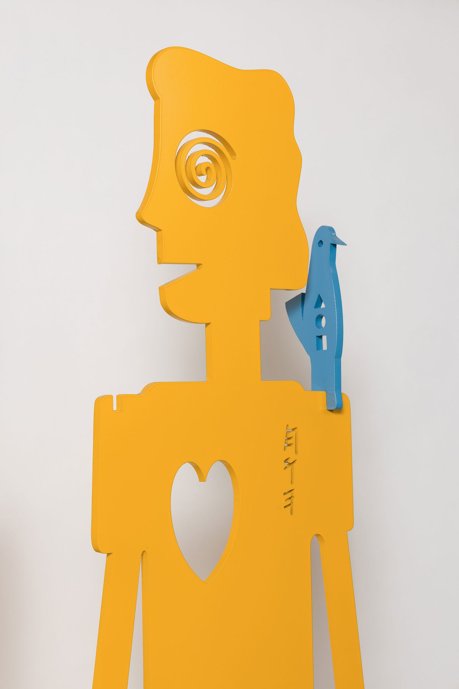 Adam & Eve Free standing indoor/outdoor hand painted Aluminum Sculpture - Image 2