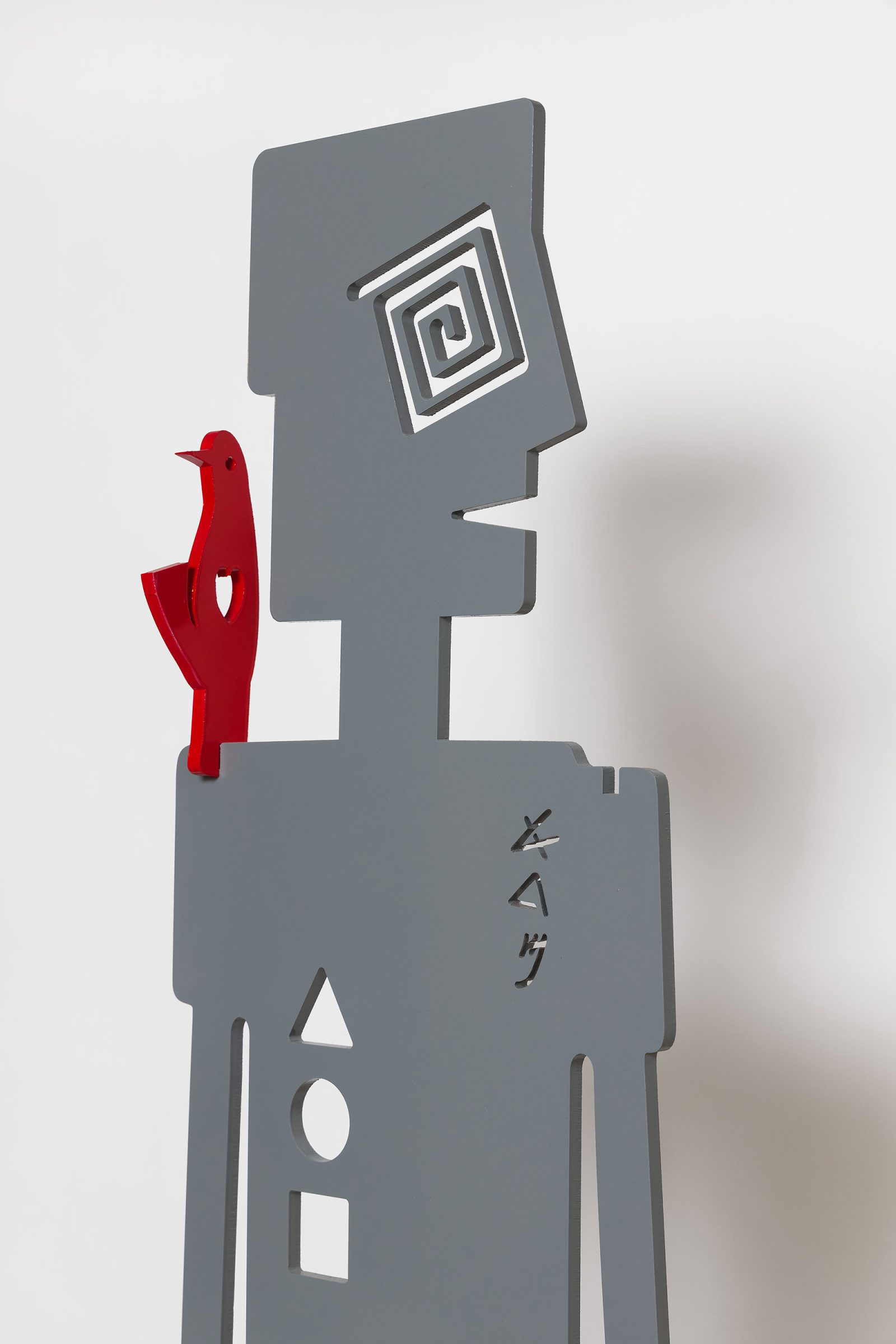 Adam & Eve Free standing indoor/outdoor hand painted Aluminum Sculpture - Image 3