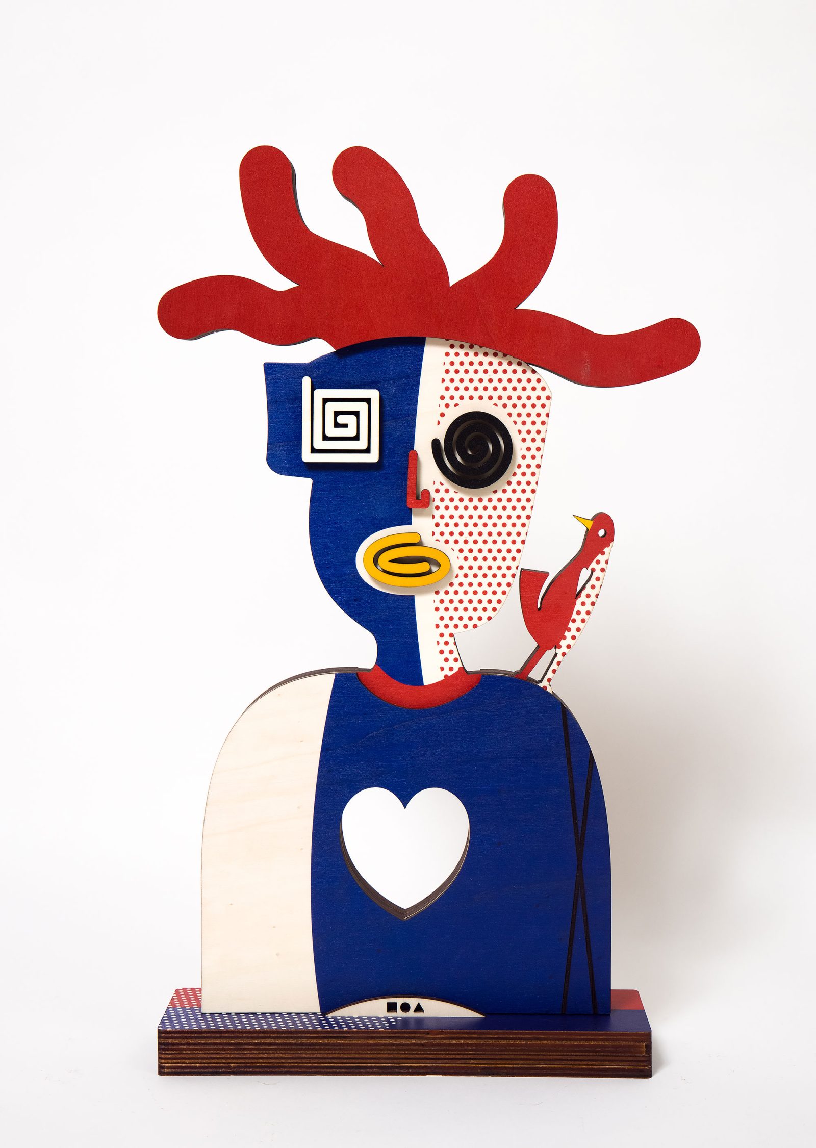 Red Punk -Sculpture
