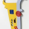 El Toro Yellow - 3D Wall Sculpture