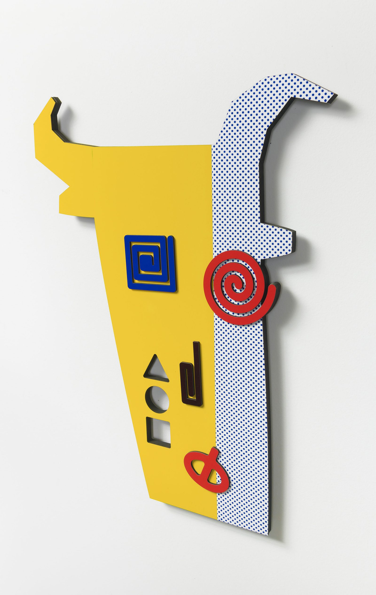 El Toro Yellow - 3D Wall Sculpture