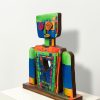 Funky Bazooka Robot - Free standing Double Sided sculpture