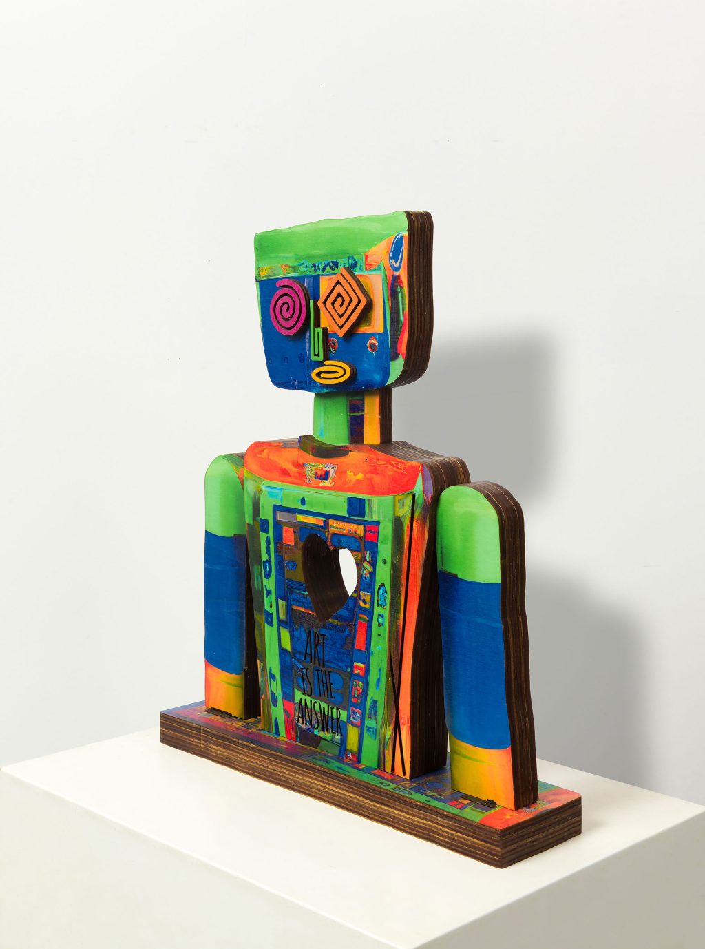 Funky Bazooka Robot - Free standing Double Sided sculpture