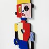 Queen Robot- 3D wall sculpture