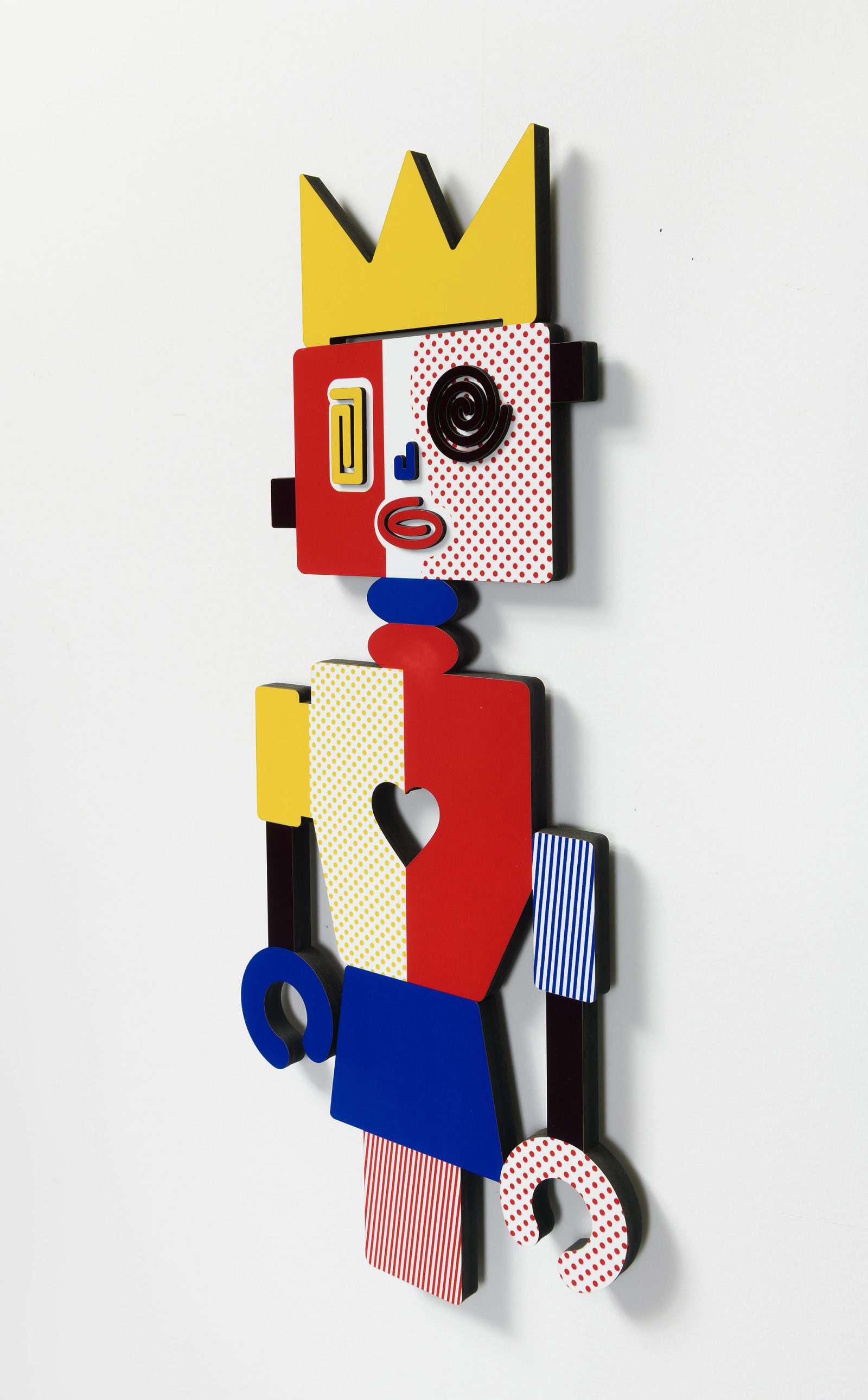 Queen Robot- 3D wall sculpture