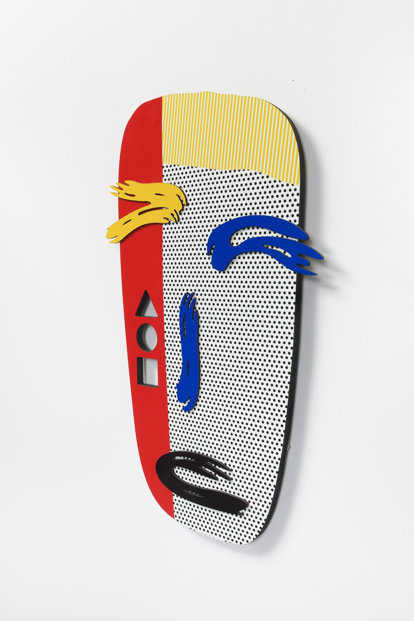 Totem Happy Red- 3D wall sculpture