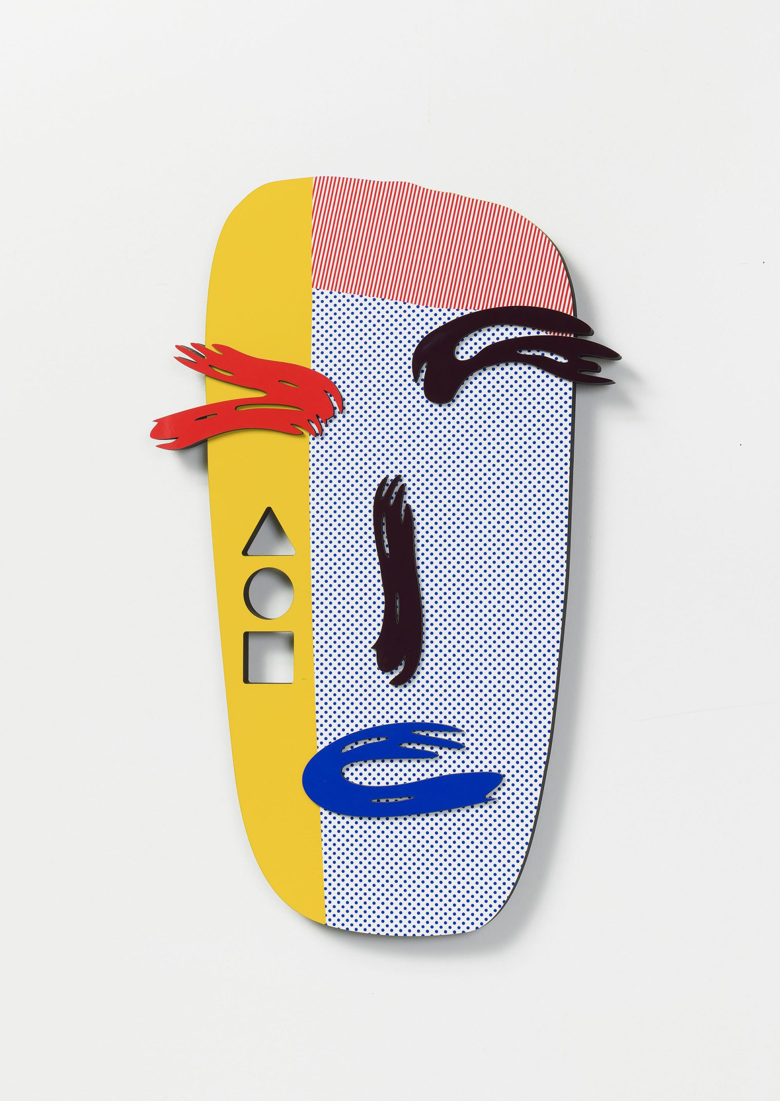 Totem Happy Yellow- 3D wall sculpture - Image 2