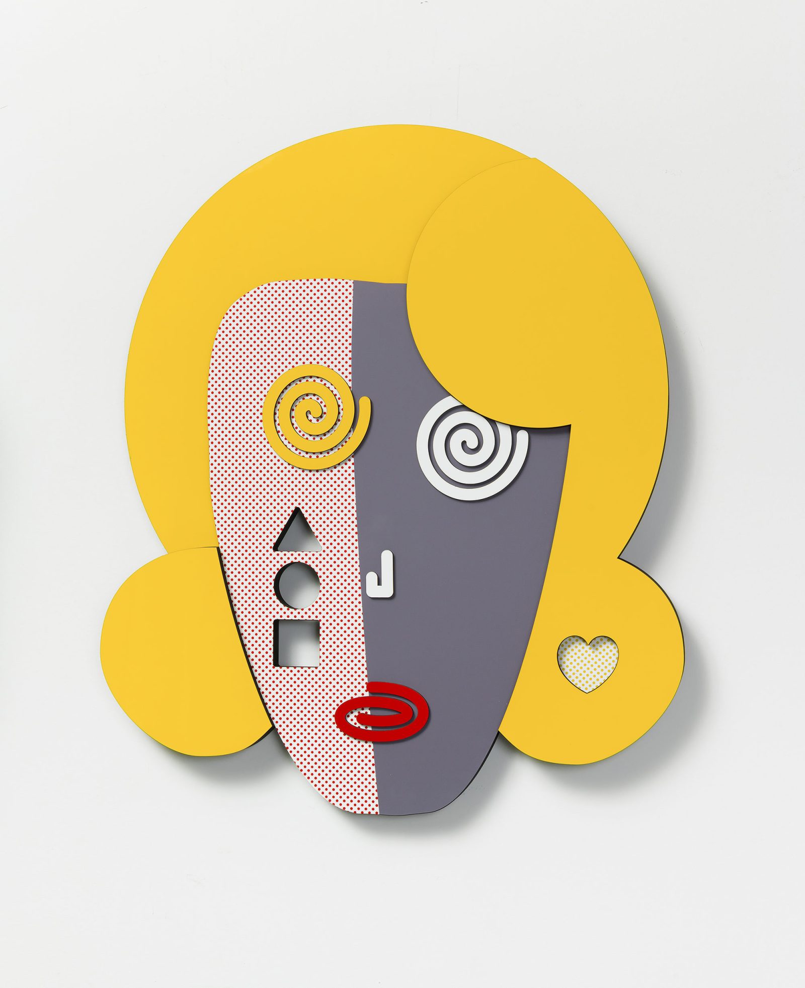 Pop Lady - 3D wall sculpture - Image 2