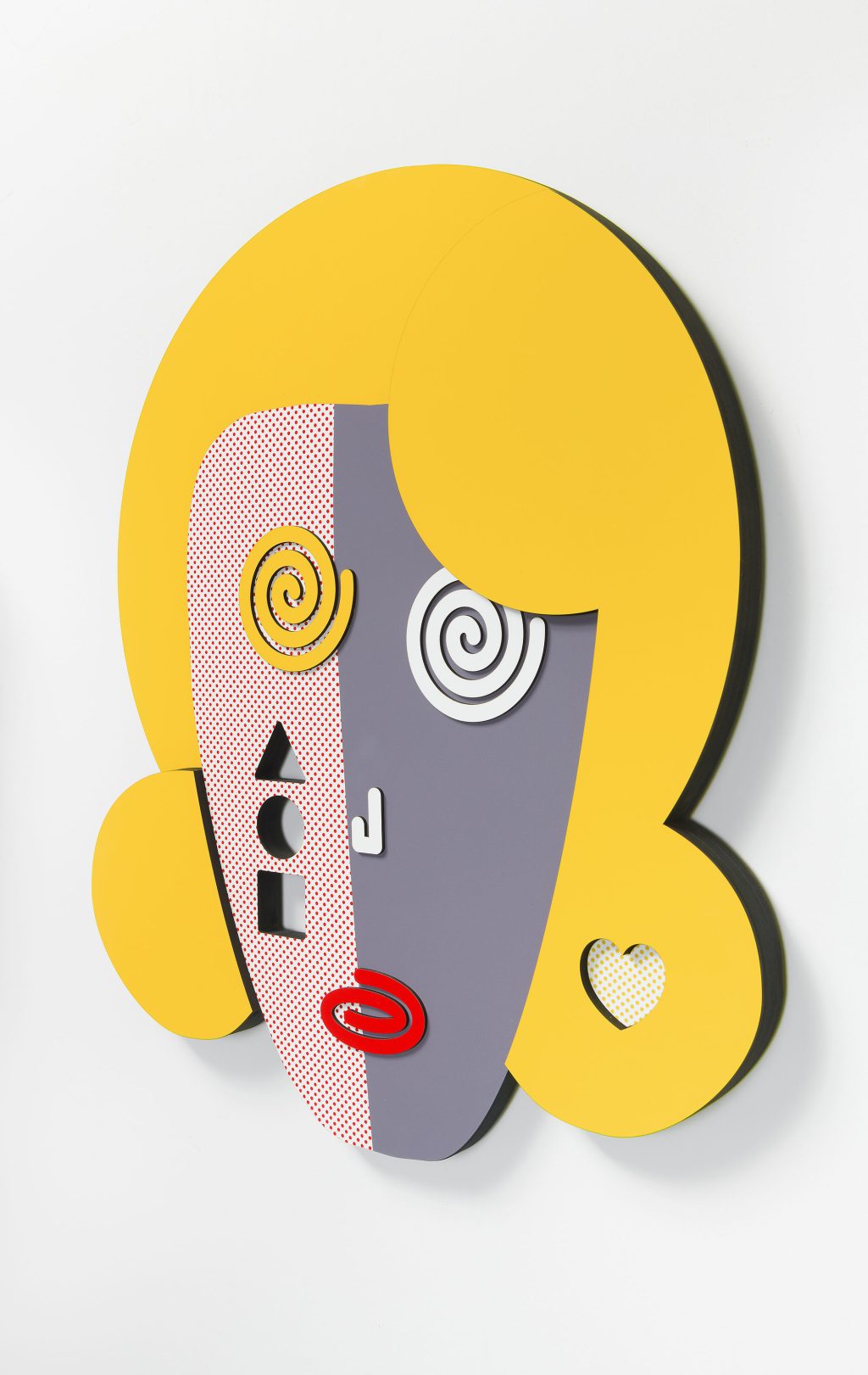 Pop Lady - 3D wall sculpture