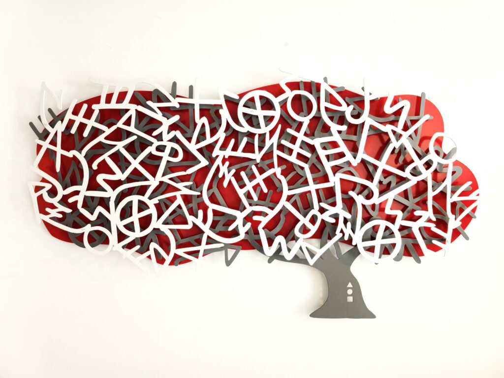 Tree Of Life - Ancient Hebrew Alphabet – 3D Wall Sculpture